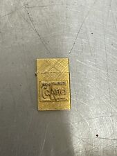 Vintage Frank Sinatra's Cal Neva Lodge Gold Tone Cigarette Lighter picture
