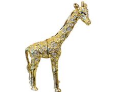 Cristiani Collezione giraffe Trinket Gold Color With Crystals picture