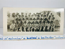 Panoramic WW1 WW2 Doughboys Group Photo fort sheridan? Illinois antique picture