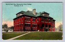 Durham NH-New Hampshire, NH State College, Morrill Hall, Vintage c1914 Postcard picture
