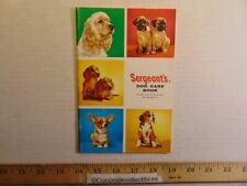 Vintage Sergeant's Dog Care Book Polk Miller Products Corporation Booklet picture