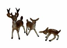 Miniature Deer Family Bone China Figurines, Japan picture