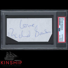 Richard Branson signed Cut PSA DNA Slabbed Inscribed Auto Virgin Group C2798 picture