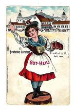 1908 German Gymnastics Festival Postcard 