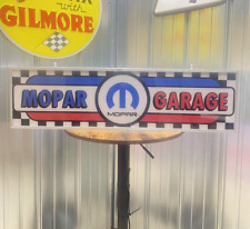 Mopar Garage Backlit Sign Plymouth, Dodge, Direct Connection Mopar Parts Sign picture
