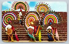 c1980 Quetzal Dance From The State Of Puebla Mexico VINTAGE Postcard picture