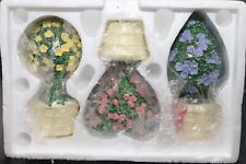 DEPT 56 SPRING TOPIARY SNOWBUNNIES 26385 SET OF 3 picture