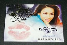 2017 Benchwarmer KATHRYN SMITH Dreamgirls GOOD NIGHT KISS Black Auto/10 RENO 911 picture