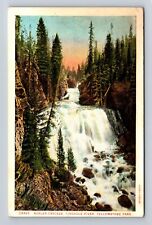 Yellowstone National Park, Kepler Cascade, Series #23443, Vintage Postcard picture