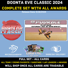 Topps Star Wars Card Trader 2024 Boonta Eve Classic FULL SET with all Awards picture