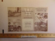 Vintage Williamsburg Adaptations By Kittinger Buffalo NY Brochure picture