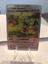 Pokemon, Charmander Charmeleon Charizard GX HP450 Silver Foil Fan Art Card picture
