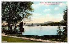 postcard Bolton Bay from Hotel Sagamore on Lake George New York A2126 picture