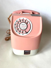 Public Phone Payphone Telephone Retro Pink Japanese Vintage 70s Used picture