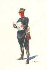 Illustration J.Demart Militaria Belgium Grenadier Lieutenant 1914 picture