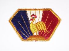 ORIGINAL EMBROIDERED TWILL WW2 FRENCH EXPEDITIONARY FORCE ITALY PATCH picture