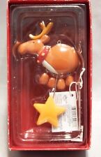 Russ Berrie Skribbles Reindeer Dangle and Motion Ornament picture