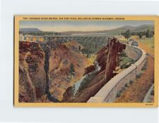 Postcard Crooked River Bridge, Dalles California Highway, Oregon picture