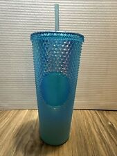 Starbucks Glacier Blue Ombre Gradient Studded Tumbler Cold Cup 24 oz picture