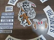 Sons of anarchy 35cm iron on embroidered set picture