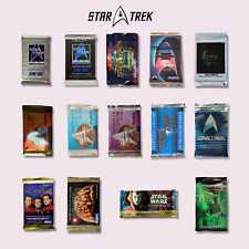 Star Trek Sealed Non-Sport Trading Card Packs VTG You Pick Lot Skybox Topps picture