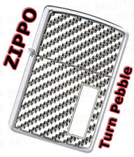 Zippo Engraved Turn Pebble Windproof Lighter 28185 *NEW* picture