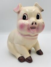 Chalkware Piggy Bank, made in Taiwan.  7 Inch tall. picture