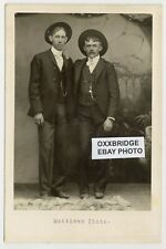 Two Handsome Cowboys 1880 Gay Interest Photo Hunk Men Sharp Gentlemen J7043 picture