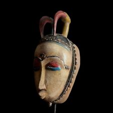 African Guro African Mask As Tribal Mask Handmade Masks Wall Hanging -G1542 picture