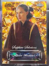 Topps Chrome Sapphire Sapphire Selections Queen Amidala 10/50 picture