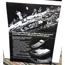 1985 Panasonic Cordless Phone Calling from Another Planet Original Ad picture