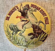 DR. MORSE'S INDIAN ROOT PILLS ADVERTISING PAPER FAN. picture