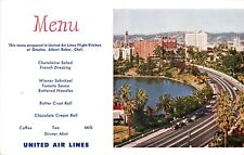 Postcard 1950s United Airline California Los Angeles Reber CA24-1953 picture