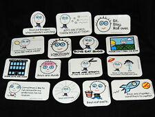 Boys Are Smelly Series 1 Stickers 2003 Complete Set of 15 - Die-Cut RARE VINTAGE picture