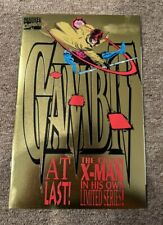 Gambit #1 Gold Foil Cover Variant White Pages Marvel Comics 1993 Rare Htf picture