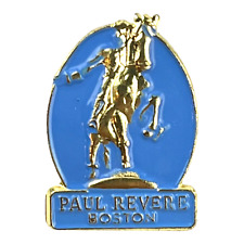 Vintage Paul Revere Lapel Hat Pin Boston Massachusetts Travel Souvenir Gift picture