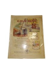 Gold Dust washing powder ad 1900's original vintage illustrated art home decor picture