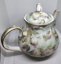 Formalities by Baum Bro's Decorative Tea Pot White Rose Chintz Collection picture