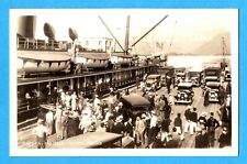 Alaska- At The Dock, Valdez, RPPC, 1930s picture