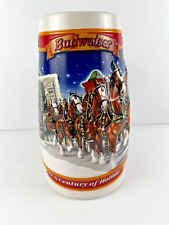 Vintage 1999 BUDWEISER HOLIDAY STEIN...A CENTURY OF TRADITION 1900-1999 picture