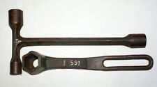 2 Old Antique Vintage PAPEC 106S & 591 Wrenches tools Shortsville, NY Company picture