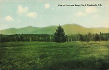 View of Franconia Range North Woodstock New Hampshire NH c1910 Vintage Postcard picture