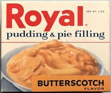 Vintage Dessert Box Royal Pudding Pie Store Display Full w Product Butterscotch picture