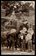 1920s-30s Arcade Style Card Western #1616 Bill Boyd 