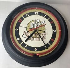 Vintage Dr Pepper Clock 2000 Makes The World Taste Better Rare WORKS‼️ picture