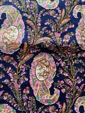 Vintage Fabric Paisley With Toile Cameo 30