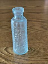 CA 1890's Vintage Sample Bottle Dr Kilmer's Swamp-Root Kidney Cure Binghamton NY picture