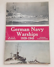 1972 German Navy Warships 1939-1945 WW2 Almark Publications London England B & W picture