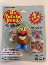 Vintage Mr. Potato Head Keychain, NEW Sealed 1997 Basic Fun picture