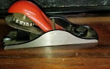 vintage Stanley made in England  hand plane red silver  picture